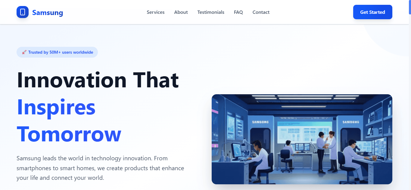 business landing-page